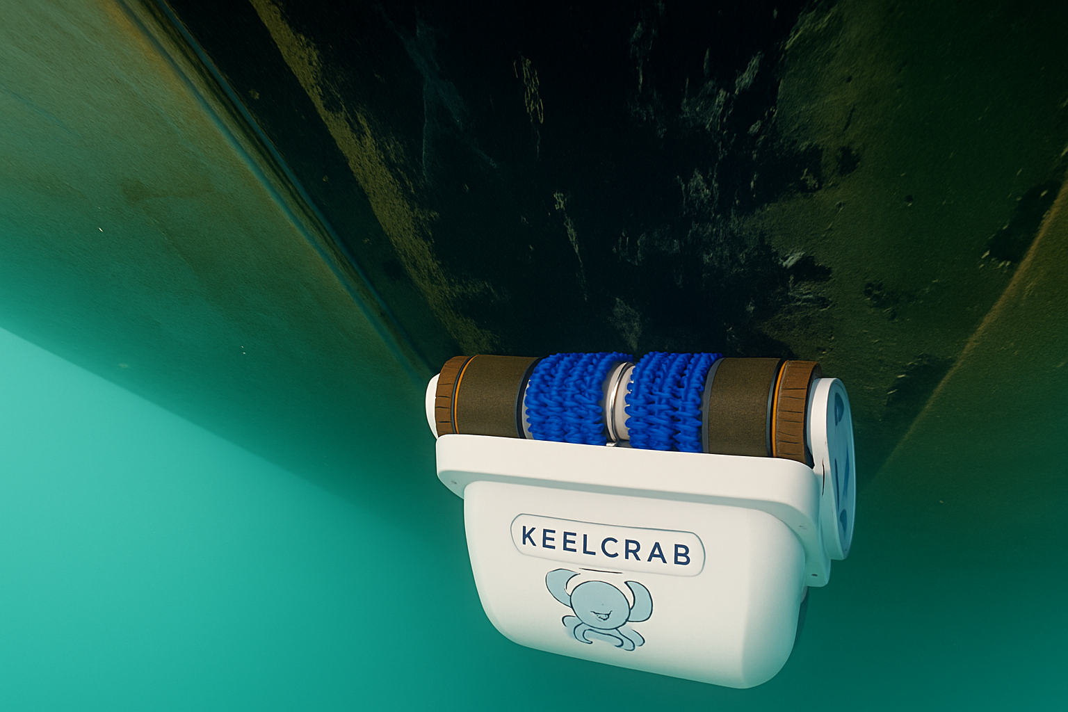 Sharpened Hull Cleaning Robot